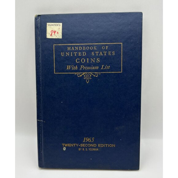 1965 Handbook of United States Coins R S Yeoman 22nd Edition Premium List - Picture 9 of 9